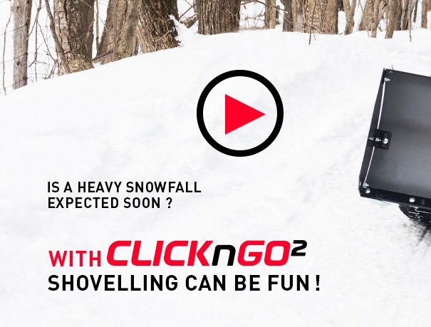 Click-N-Go ATV & Quad Snow Plow Canada | Kimpex Canada